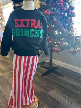 Kids Candy Cane Bell Bottoms